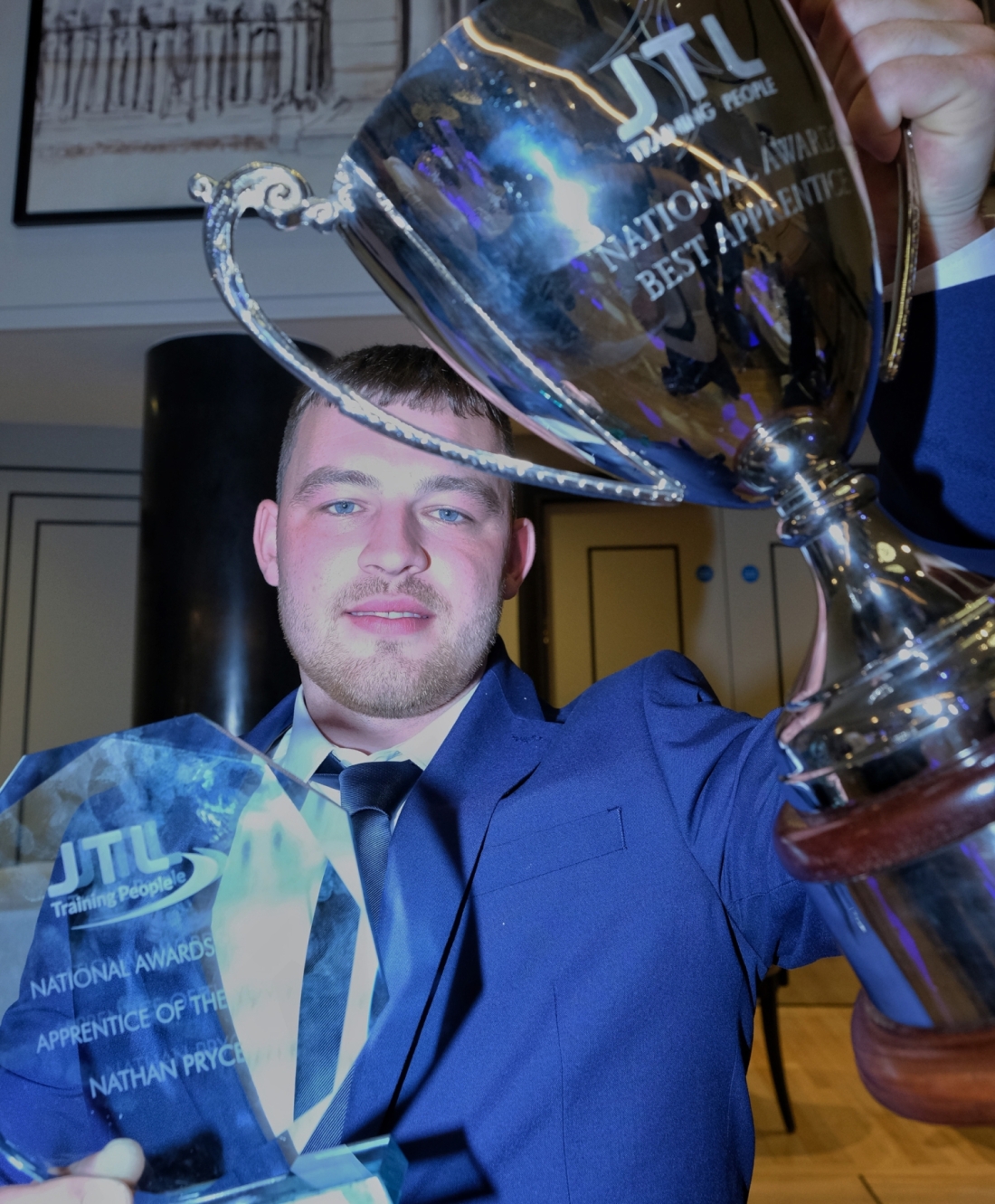 Nathan Pryce With JTL National Award