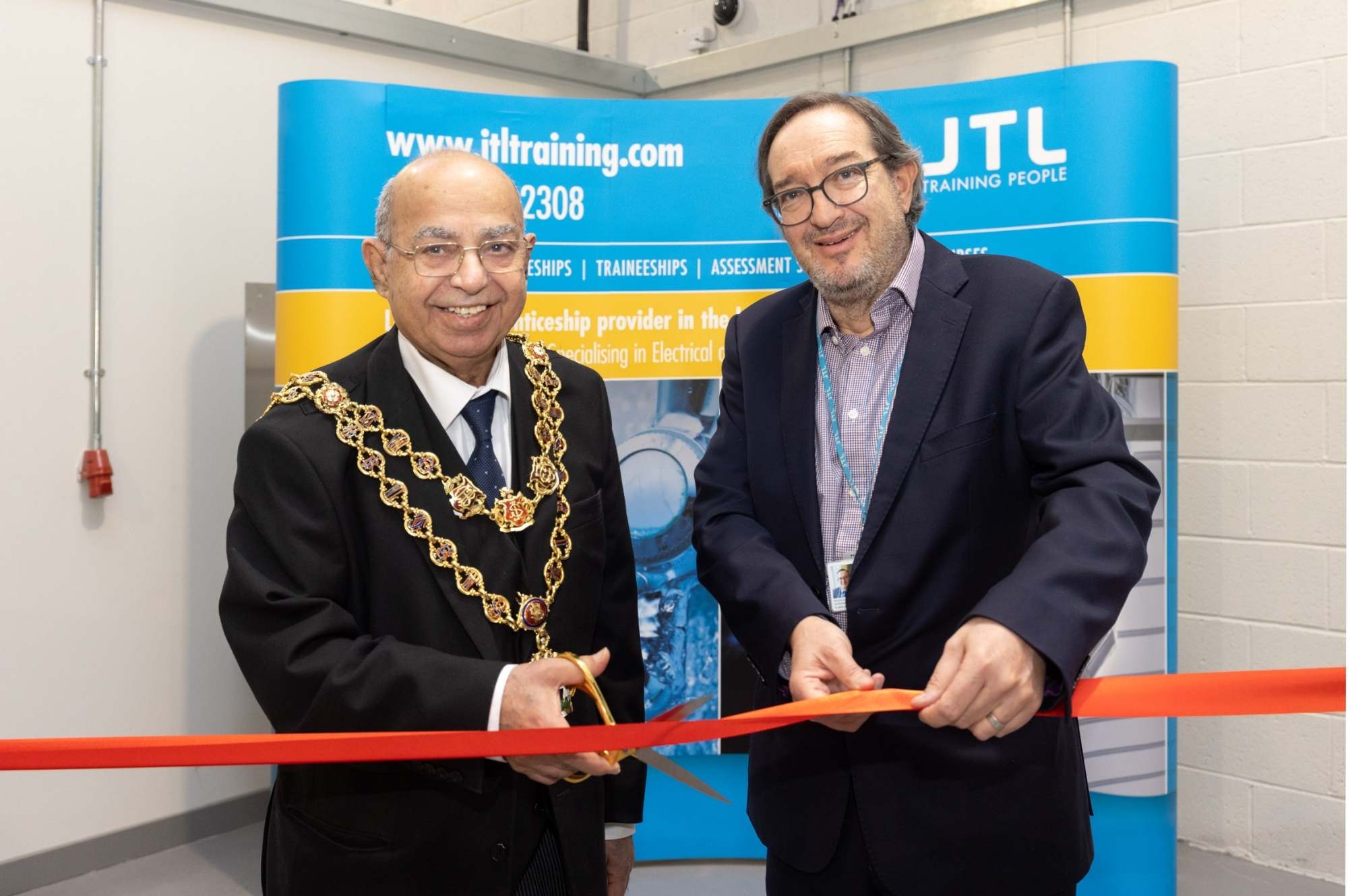 Muhammed afzal mayor Job graham Birmingham centre ribbon cutting